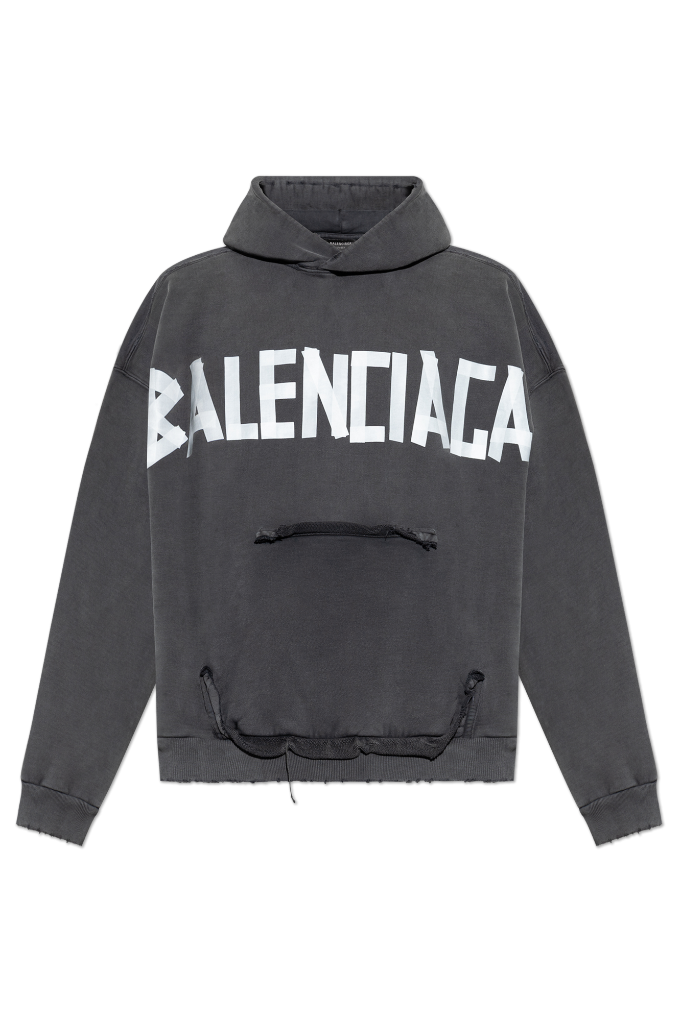 パーカー・フーディ BALENCIAGA Men Hoodies 744441TRVK21041 Gray Balenciaga Hoodie | Men's Clothing | Vitkac